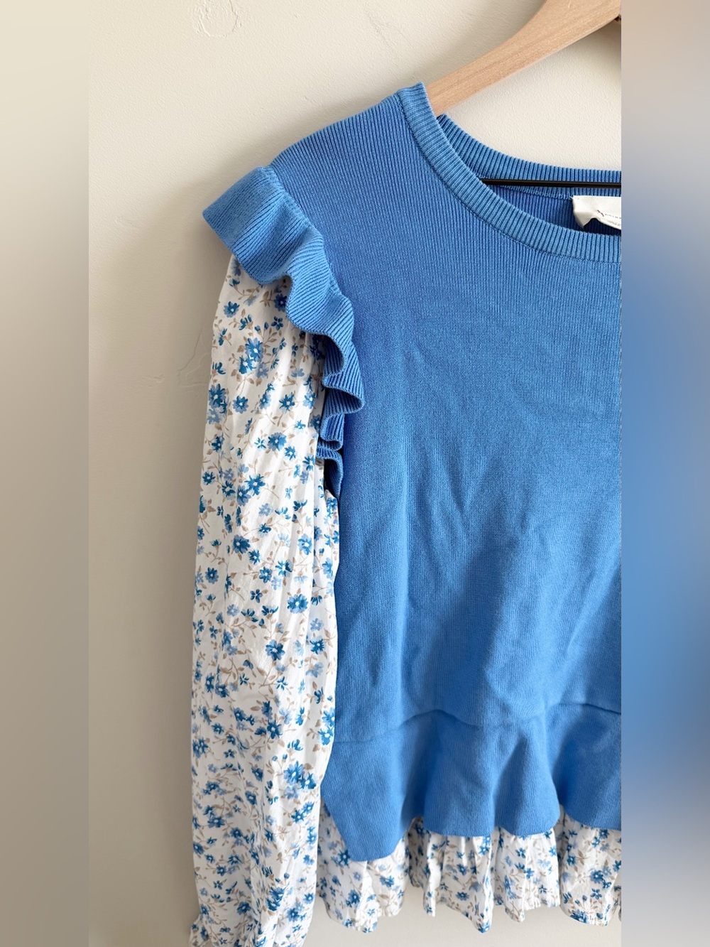 Anthropologie Ruffle Sweater Blouse - Picture 3 of 7